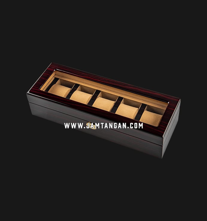Kotak Jam Tangan Driklux WB-3081-EK Red Maroon Wood Box
