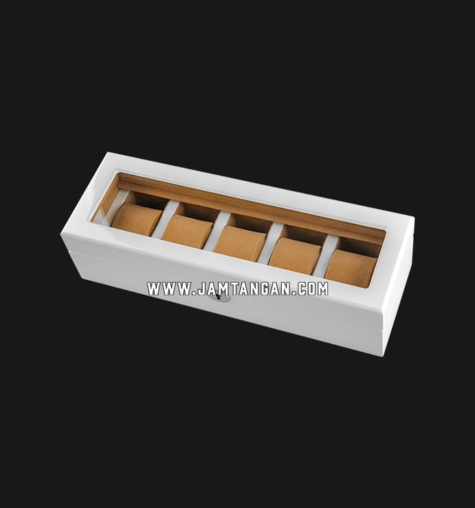 Kotak Jam Tangan Driklux WB-3081-WHK White Wood Box