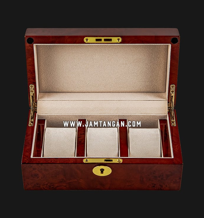 Kotak Jam Tangan Driklux WB-3085-DBC-BX Red Wood Box