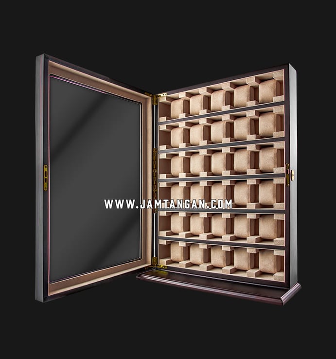 Kotak Jam Tangan Driklux WB30-M-EC Reddish-Black Wood Box