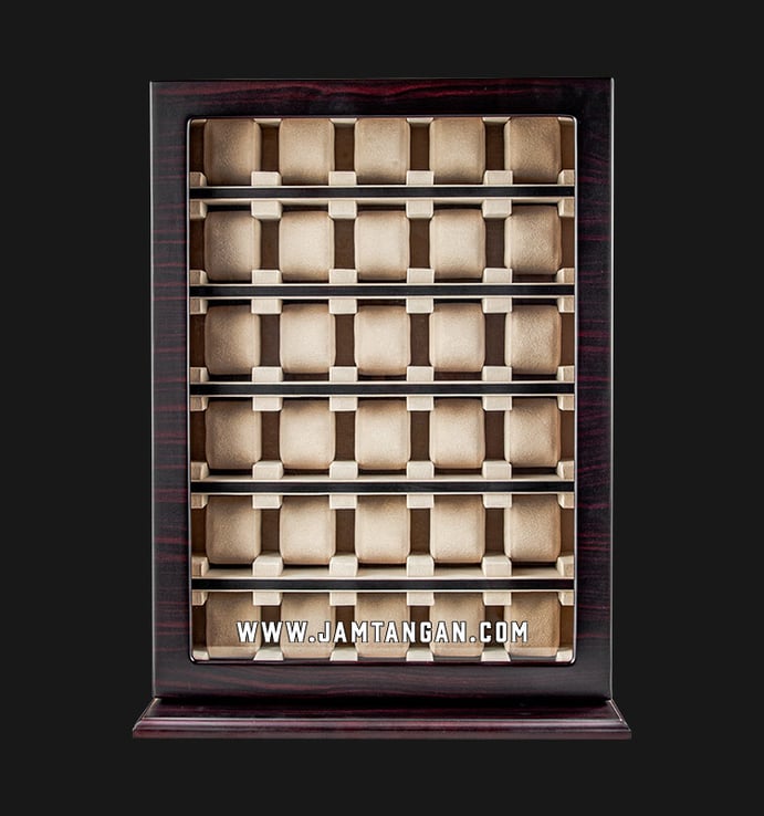 Kotak Jam Tangan Driklux WB30-M-EC Reddish-Black Wood Box