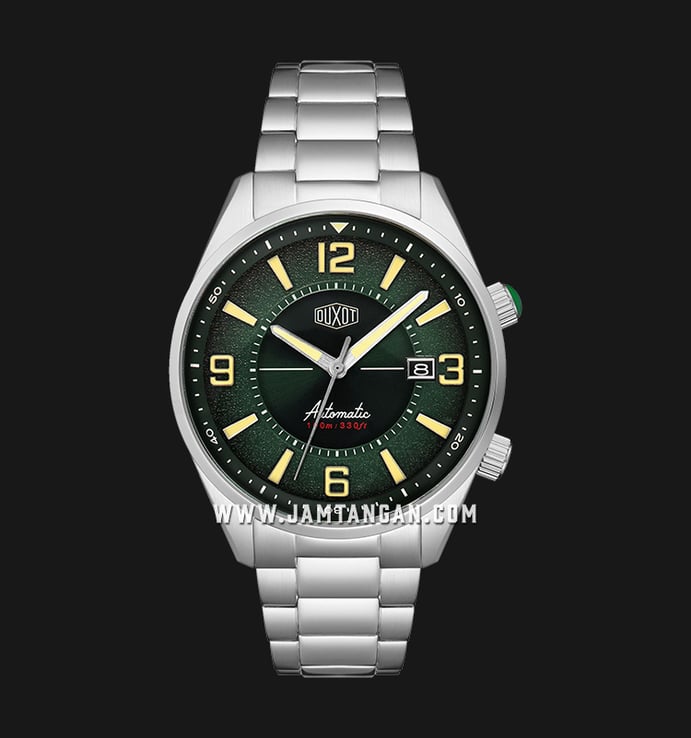 DUXOT Ascensus DX-2015-44 Fumee Green Dial Stainless Steel Strap