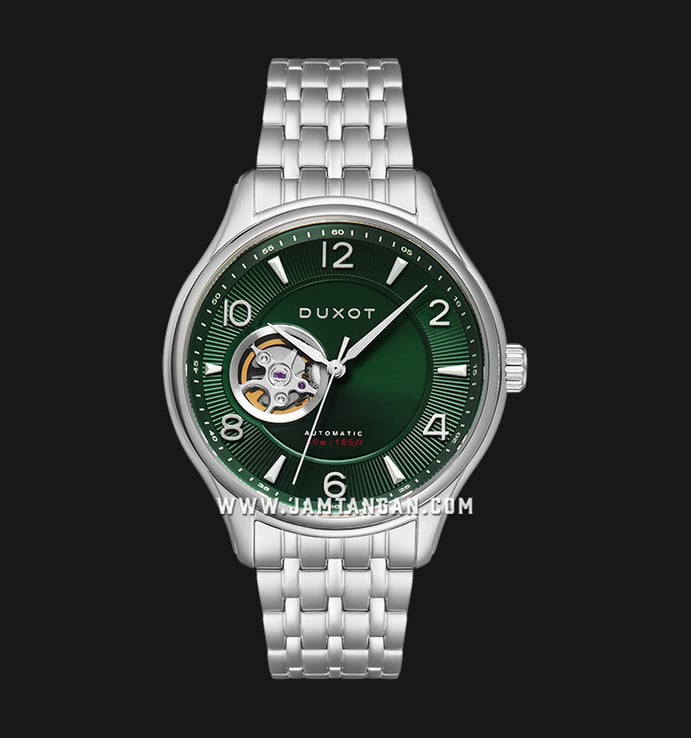 DUXOT Patrios DX-2023-11 Sunray Green Dial Stainless Steel Strap