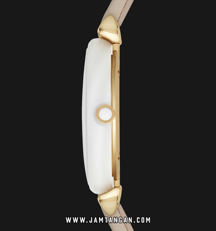 Emporio Armani Madreperla AR11041 White Mother of Pearl Dial Leather Strap