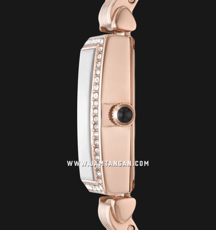 Emporio Armani Fashion AR11406 Ladies Silver Dial Rose Gold Stainless Steel Strap