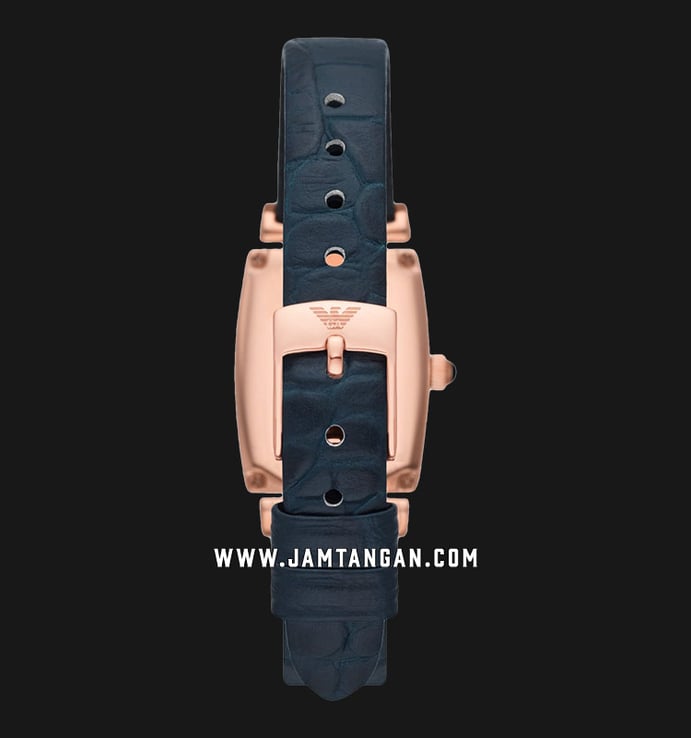 Emporio Armani Fashion AR11469 Mother of Pearl Dial Blue Leather Strap