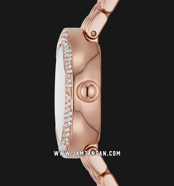 Emporio Armani Fashion AR11474 Rosa Mother of Pearl Dial Rose Gold Stainless Steel Strap