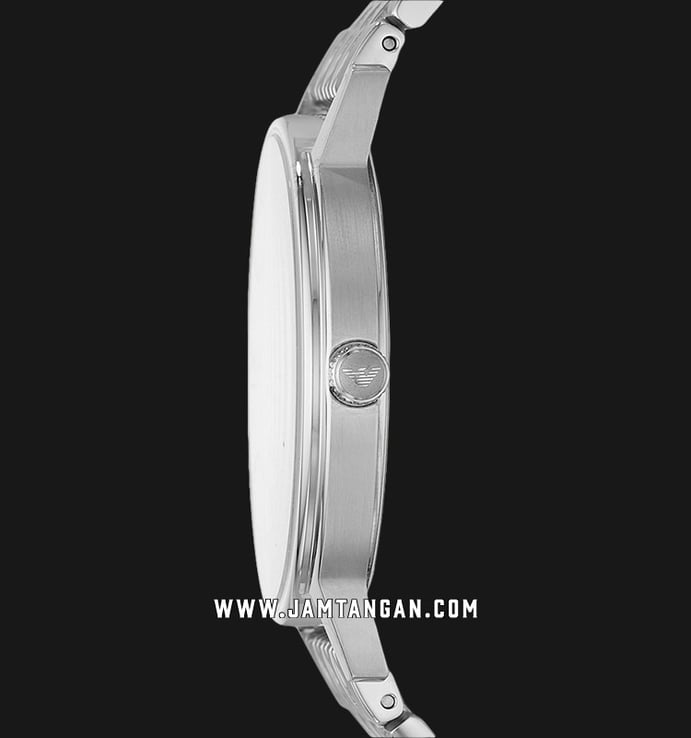 Emporio Armani Kappa AR80014 White Dial and Mother of Pearl Dial Stainless Steel Strap