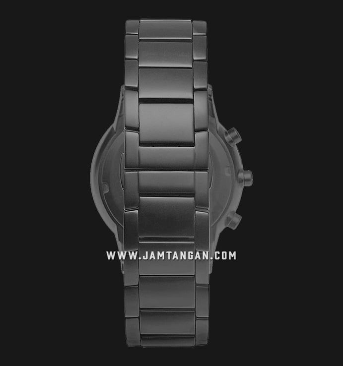 Emporio Armani Hybrid Smartwatch ART3001 Men Black Dial Black Stainless Steel Strap