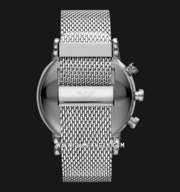 Emporio Armani Hybrid Smartwatch ART3007 Chronograph Black Dial Stainless Steel