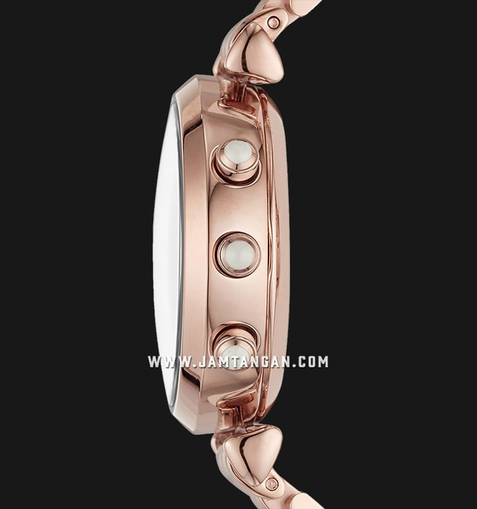 Emporio Armani Hybrid Smartwatch ART3026 Connected Ladies Rose Gold Stainless Steel Strap