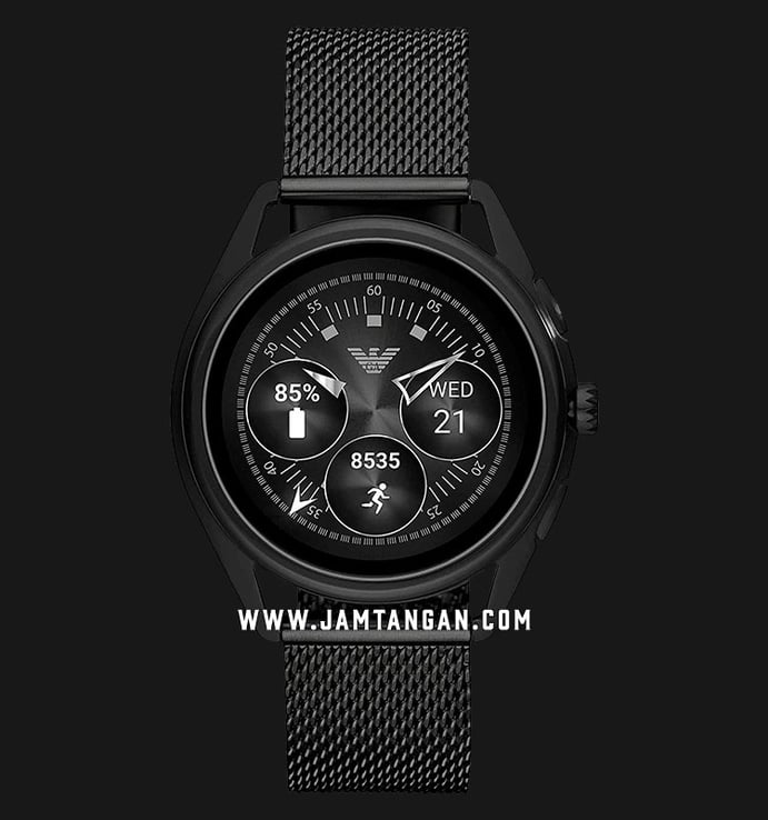 Emporio Armani Connected ART5019 Smartwatch 3 Men Black Mesh Strap