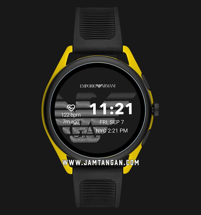 Emporio Armani Connected ART5022 Smartwatch 3 Men Black Rubber Strap