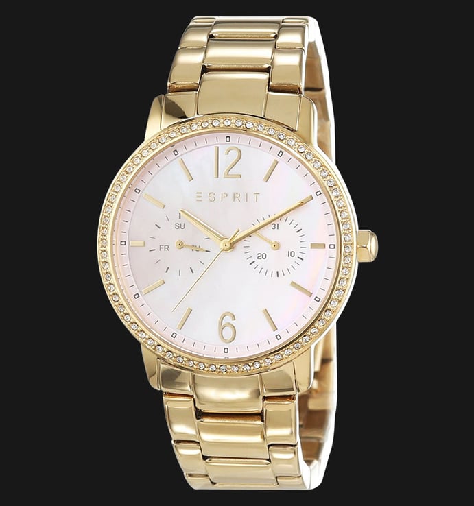 ESPRIT ES108092002 Kate Mother of Pearl Dial Gold Stainless Steel Bracelet