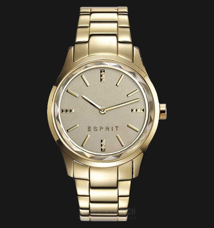 ESPRIT ES108842002 Ladies Gold Dial Gold-tone Stainless Steel Watch