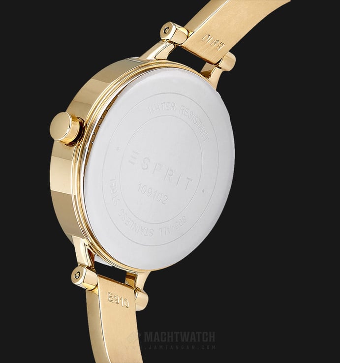 ESPRIT ES109102003 Ladies Silver Dial Gold-tone Stainless Steel Watch