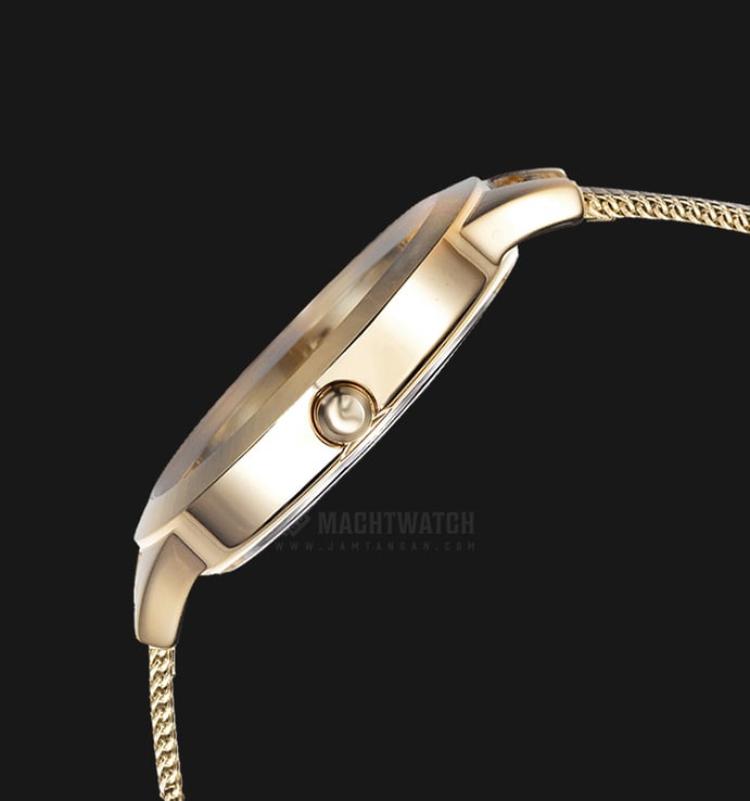 ESPRIT ES109392002 Ladies Silver Dial Gold-tone Stainless Steel Watch