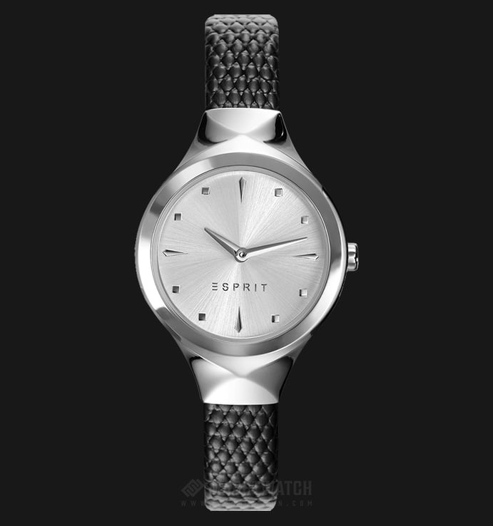 ESPRIT ES109492001 Ladies Silver Dial Stainless Steel Case Leather Strap