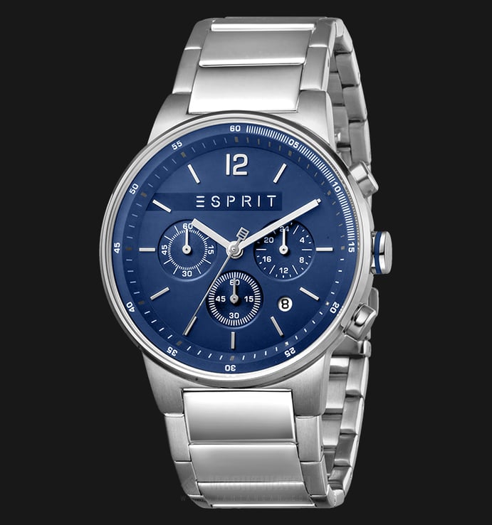 ESPRIT Equalizer ES1G025M0075 Chronograph Men Blue Dial Stainless Steel Watch