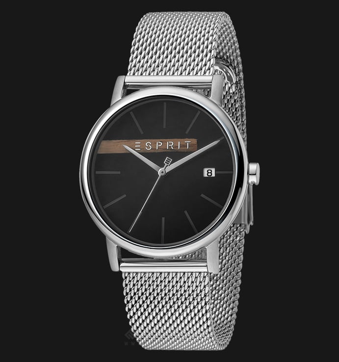 ESPRIT Timber ES1G047M0055 Men Black Dial Stainless Steel Watch