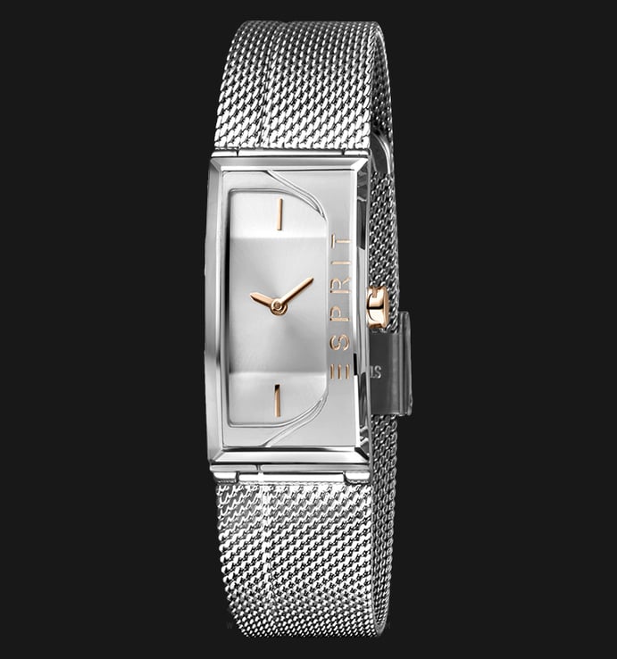ESPRIT Houston Lux ES1L015M0015 Ladies Silver Dial Stainless Steel Watch