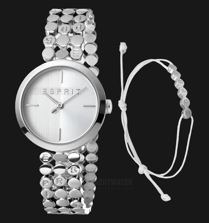 ESPRIT Bliss ES1L018M0015 Ladies Silver Dial Stainless Steel Watch