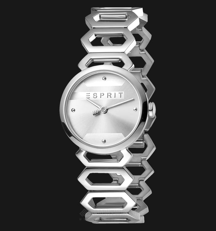 ESPRIT Arc ES1L021M0015 Ladies Silver Dial Stainless Steel Watch