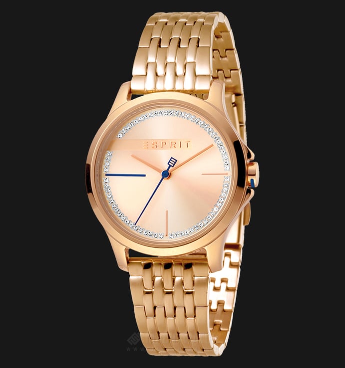 ESPRIT ES1L028M0085 Ladies Rose Gold Dial Rose Gold Stainless Steel Watch