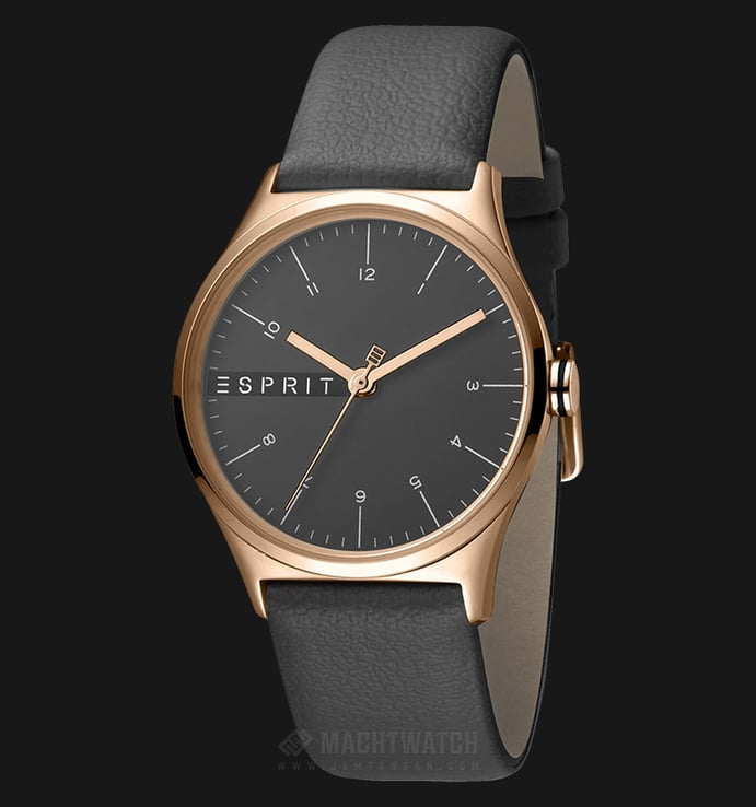 ESPRIT Essential ES1L034L0045 Ladies Grey Dial Grey Leather Watch