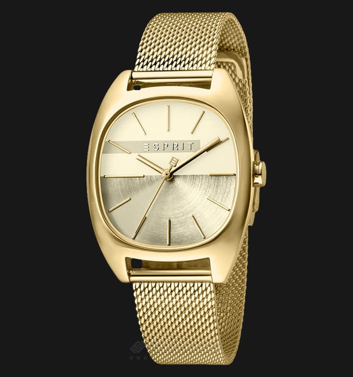 ESPRIT Infinity ES1L038M0095 Ladies Gold Dial Gold Stainless Steel Watch
