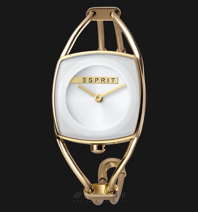 ESPRIT Lofty ES1L042M0015 Ladies Silver Dial Gold Stainless Steel Watch