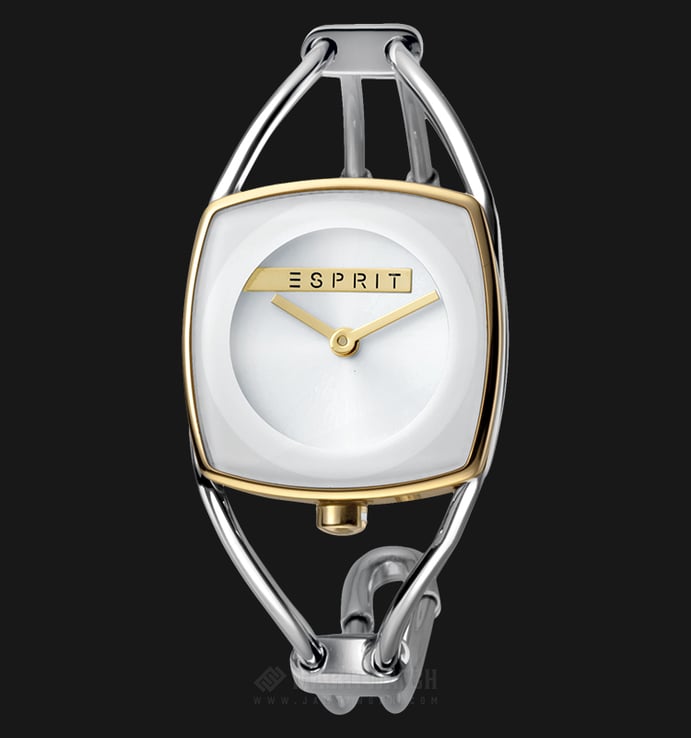 ESPRIT Lofty ES1L042M0035 Ladies Silver Dial Dual Tone Stainless Steel Watch