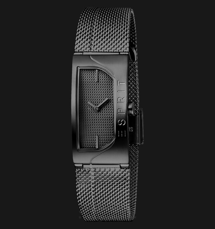 ESPRIT Houston Blaze ES1L045M0055 Ladies Black Pattern Dial Black Stainless Steel Watch