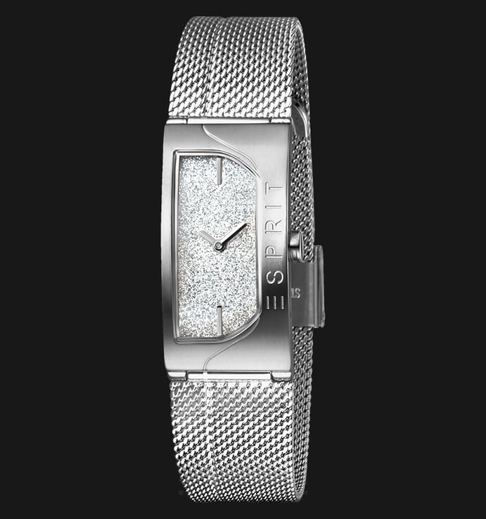 ESPRIT Houston Glam ES1L045M0205 Ladies Silver Glitter Dial Stainless Steel Watch