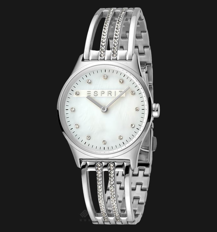 ESPRIT Unity ES1L050M0015 Ladies White Mother of Pearl Dial Stainless Steel Watch