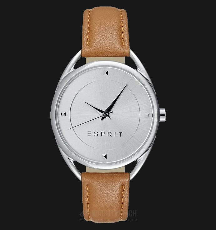 ESPRIT ES906552002 Ladies Silver Dial Stainless Steel Case Leather Strap
