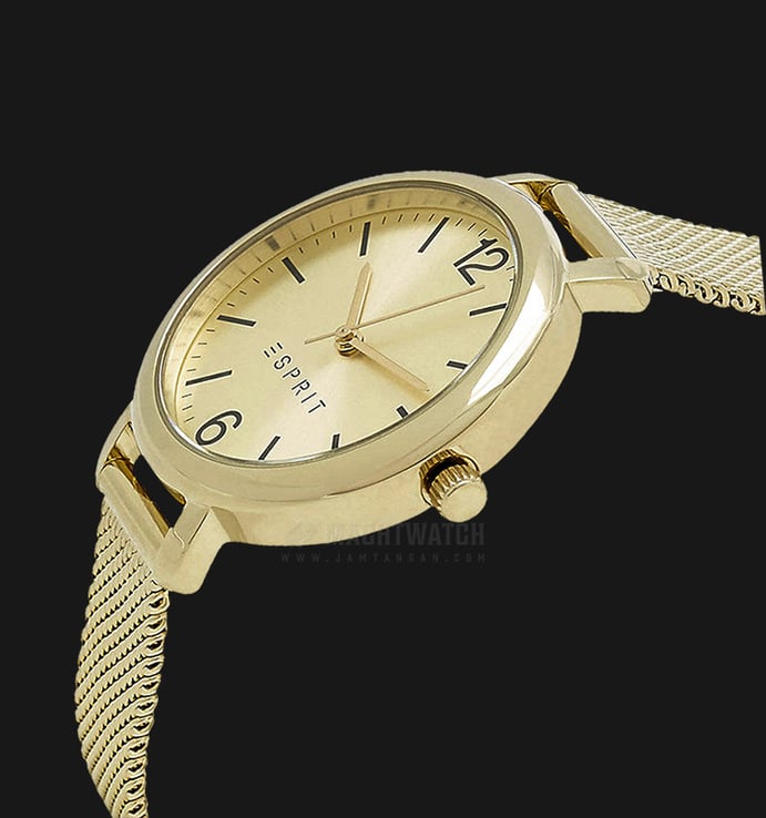 ESPRIT ES906722002 Ladies Gold Dial Gold-tone Stainless Steel Watch