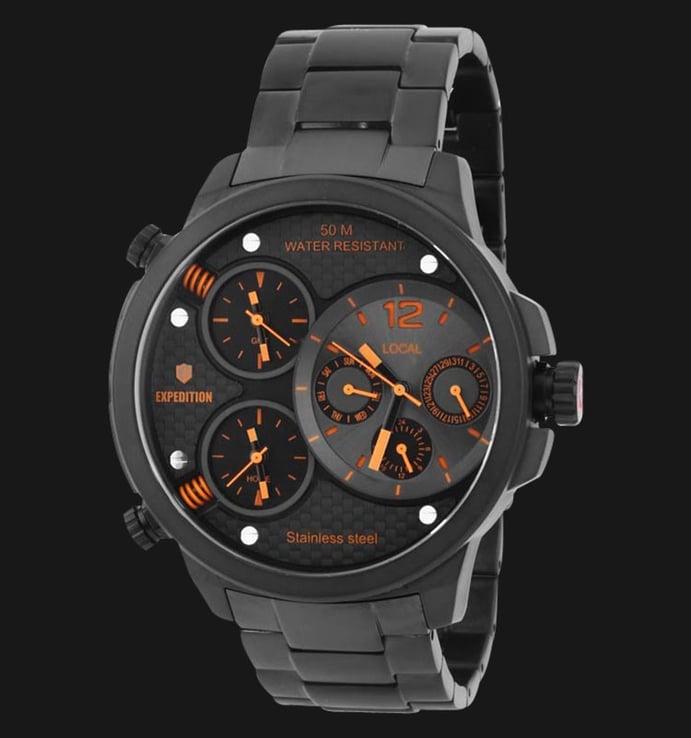 Expedition E6631-MTBIPBAOR Man Black Dial Stainless Steel
