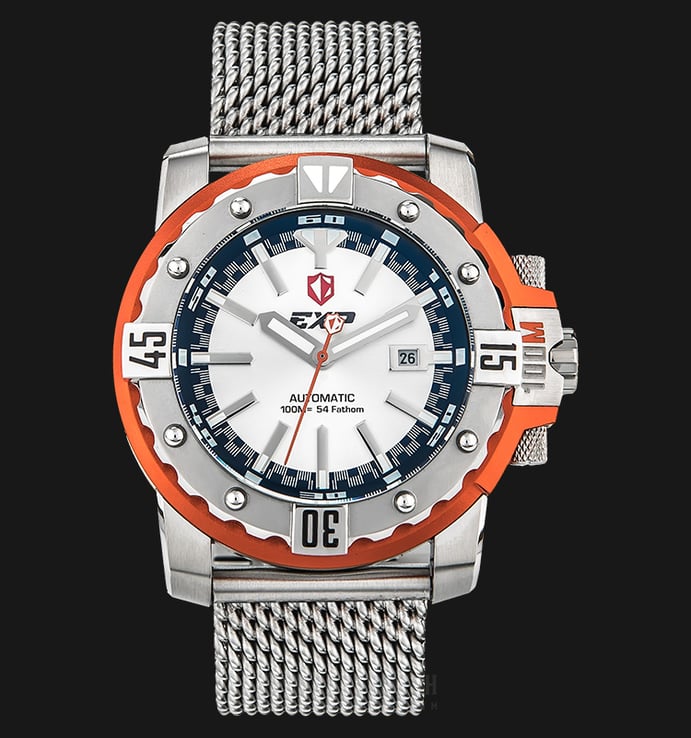 Expedition E 302 MA BSSBAOR Men Sport Automatic White Dial Stainless Steel