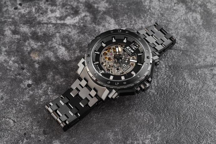 Expedition Automatic E 6402 MA BIPBA Skeleton Dial St. Steel Strap + Extra Strap Special Edition