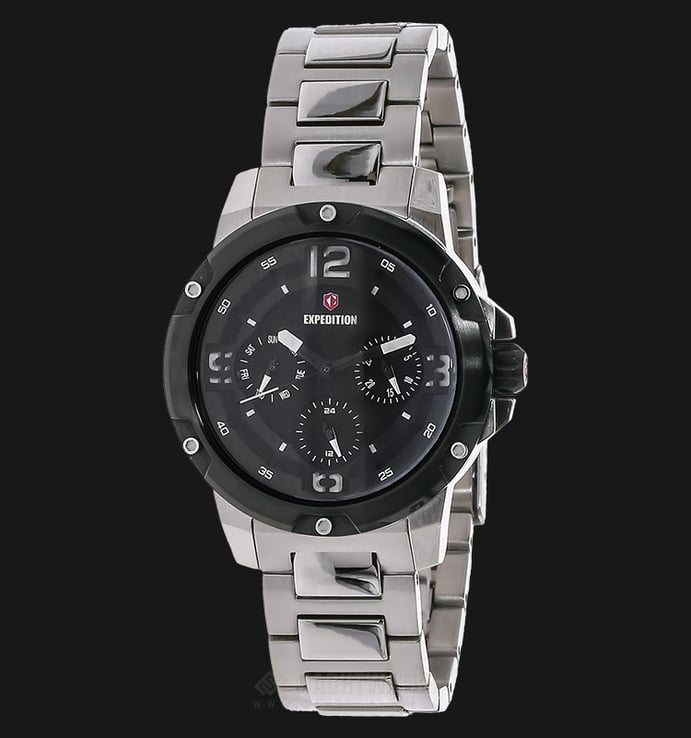 Expedition E 6698 BF BTBBA Ladies Black Dial Stainless Steel