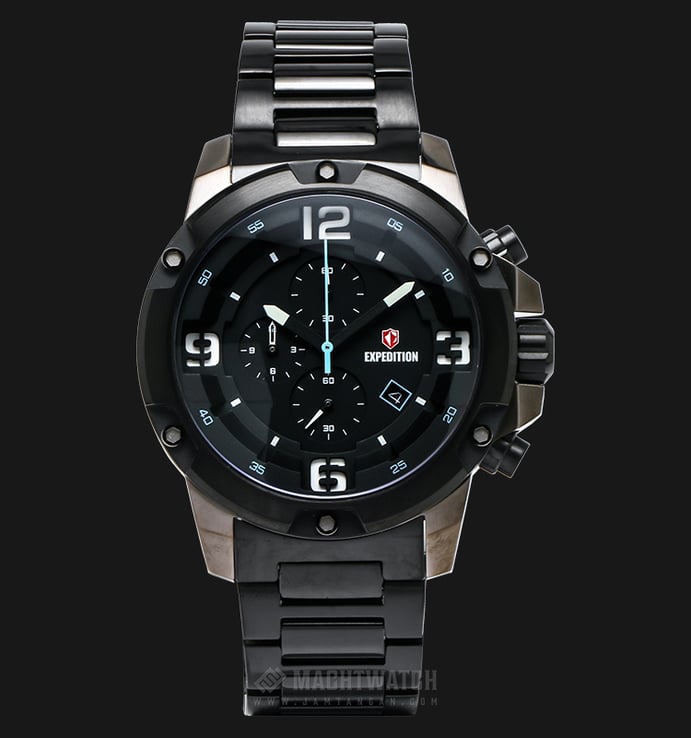 Expedition E 6698 MC BZBBA Man Chronograph Black Dial Stainless Steel