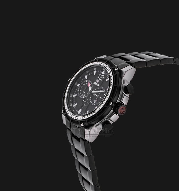 Expedition EXF-6716-MCBTBBA Man Chronograph Black Dial Stainless Steel