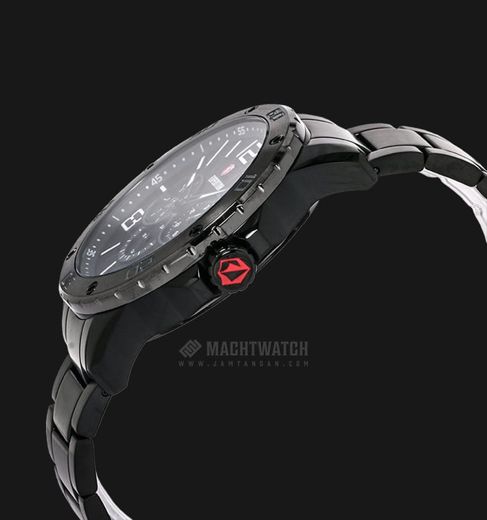 Expedition EXF-6719-MFBEPBA Man Black Pattern Dial Black Stainless Steel