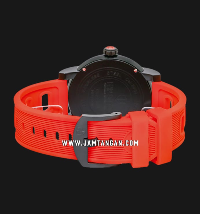 Expedition Sport E 6722 MH RIPBARE Man Skeleton Dial Red Rubber Strap