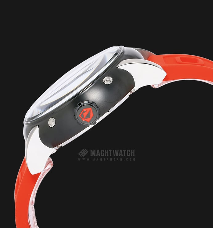 Expedition Sport E 6722 MH RTBBARE Man Skeleton Dial Red Rubber Strap