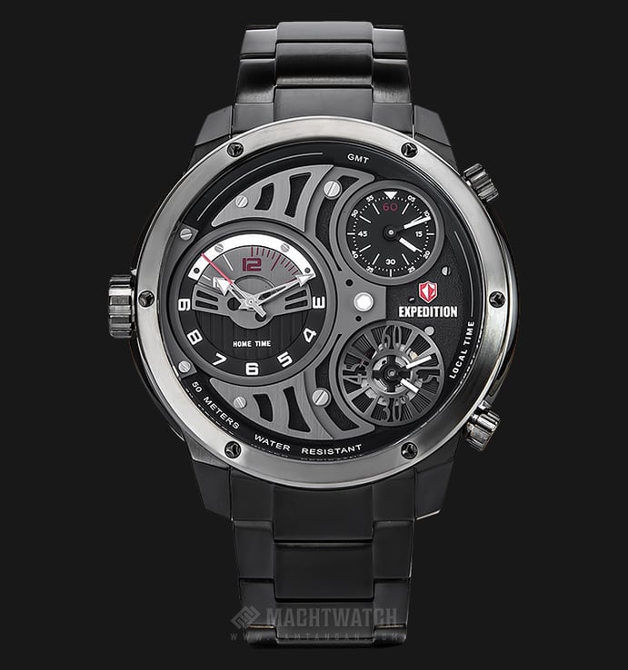 Expedition E 6742 MT BEPBA Man Set Black Dial Stainless Steel