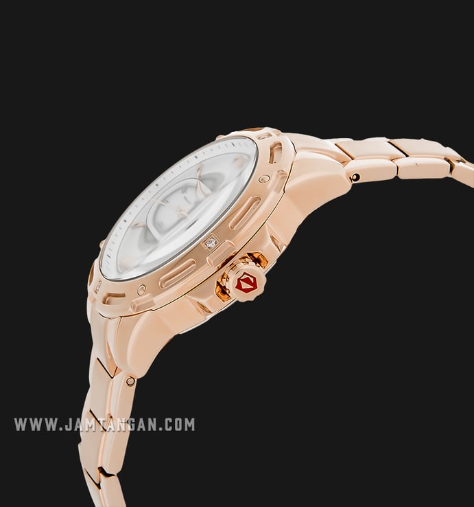 Expedition E 6760 BF BRGSL Ladies Mother of Pearl Dial Rose Gold Stainless Steel