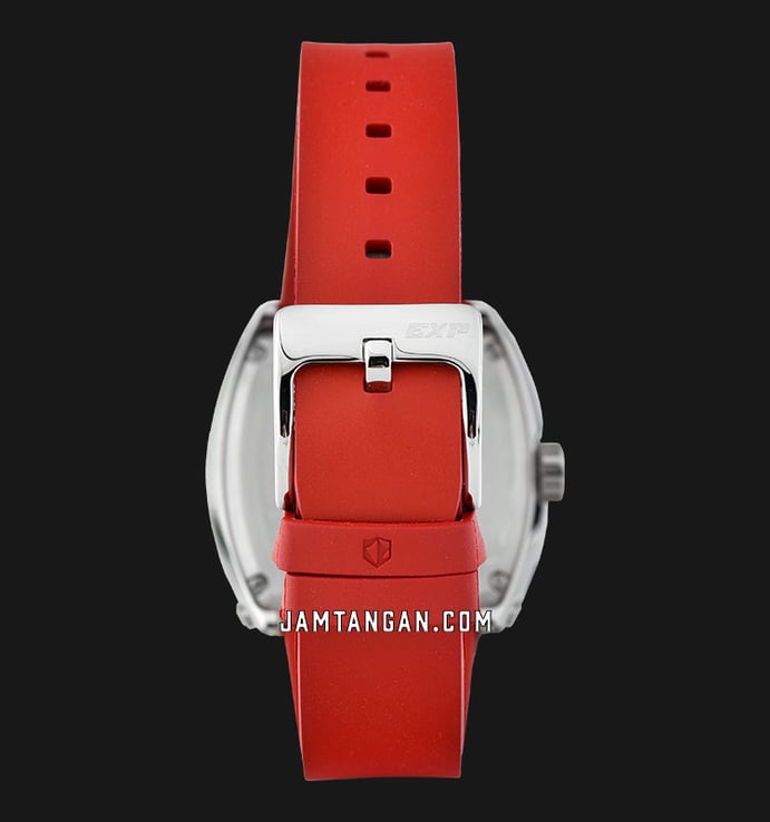 Expedition Ladies E 6782 BFRSSRE Red Dial Red Rubber Strap