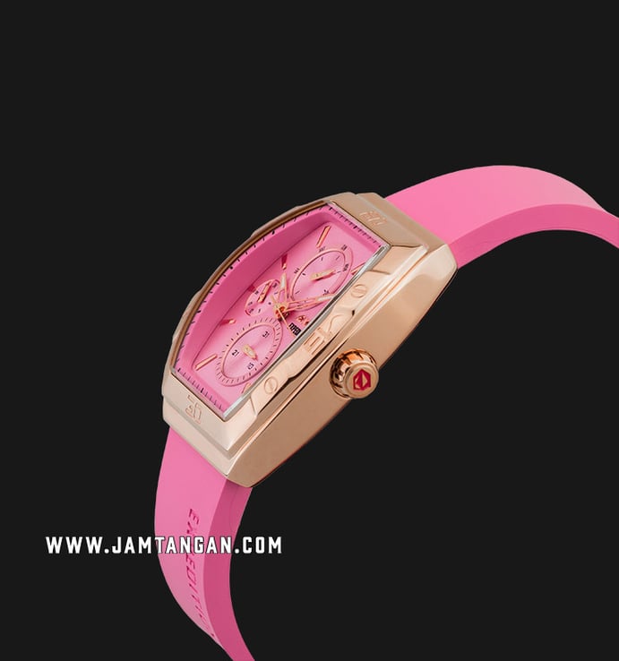 Expedition Ladies E 6800 BF RRGPE Pink Dial Pink Rubber Strap